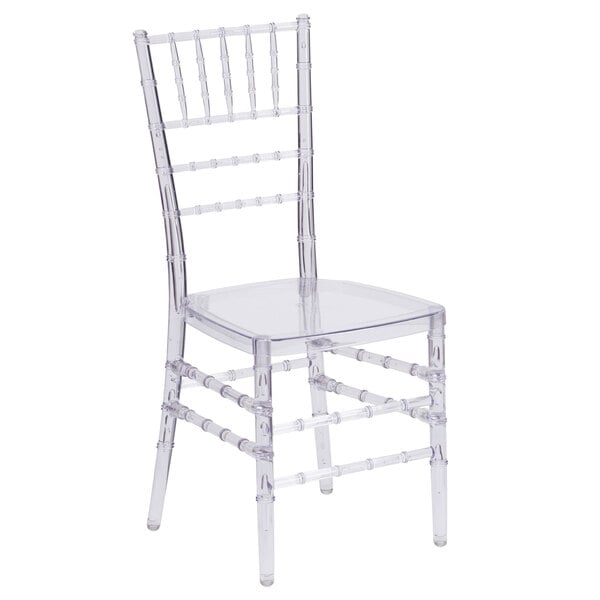 Crystal Ghost Chiavari Chair for event rental
