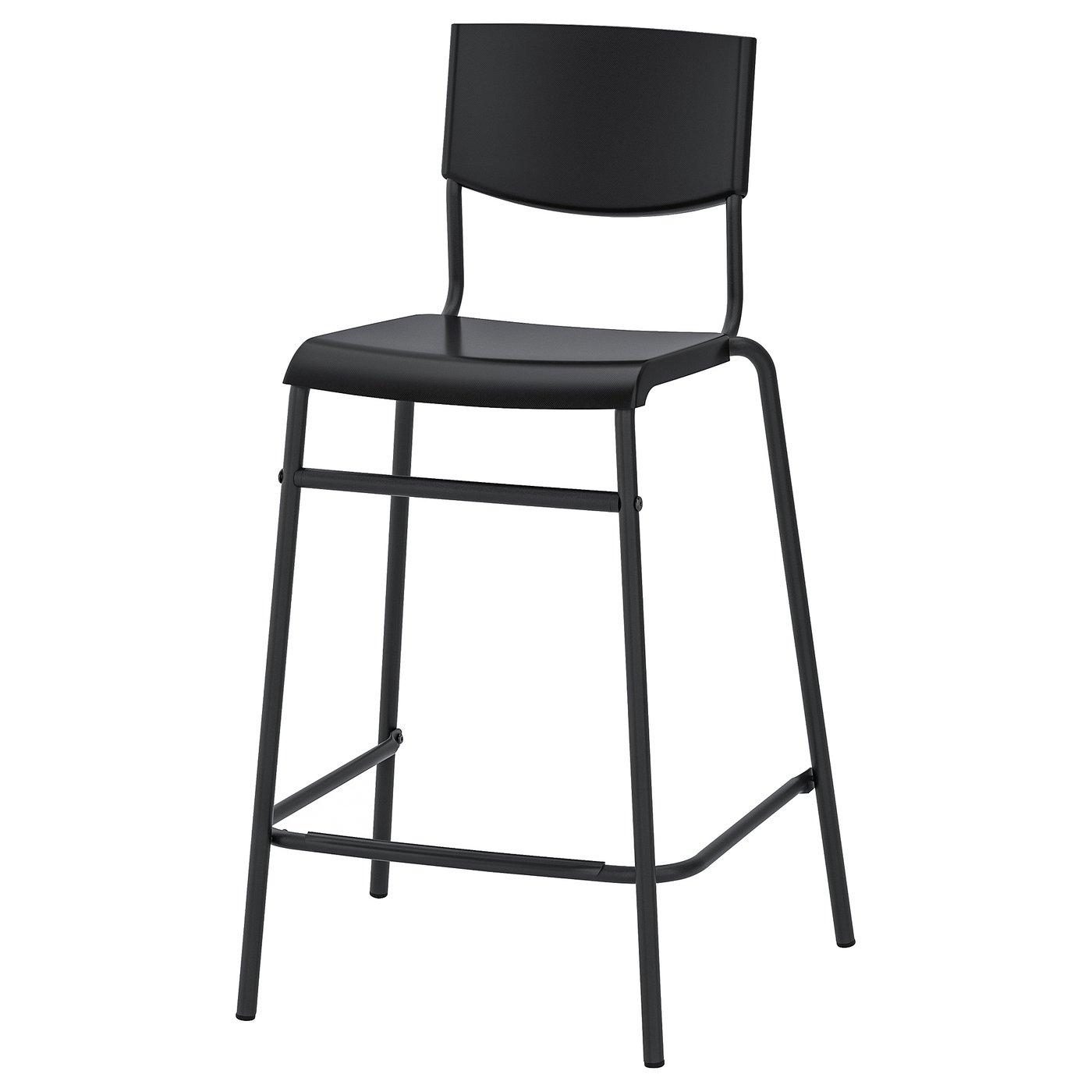 STIG Bar Stool with Backrest for event rental